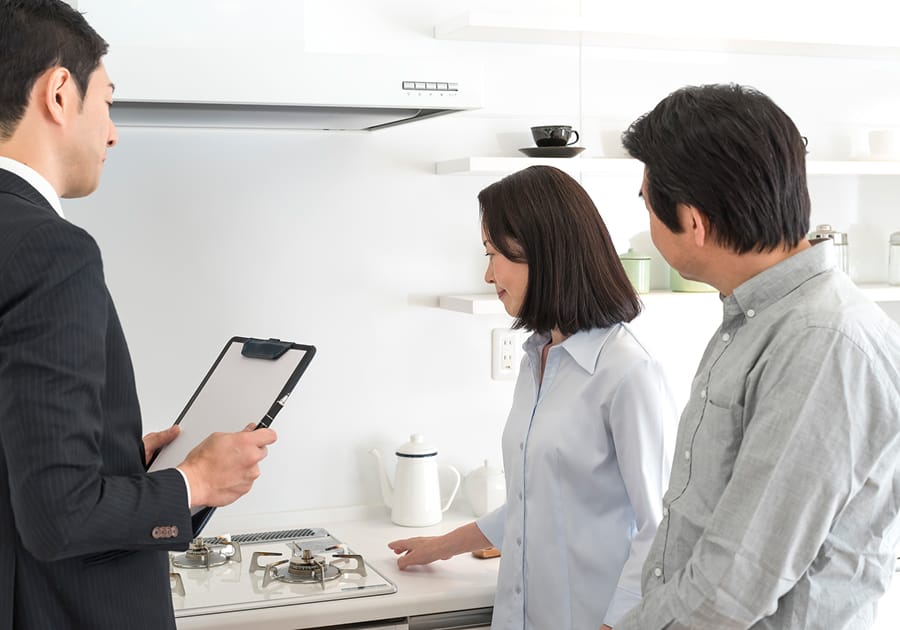 リフォーム相談の様子